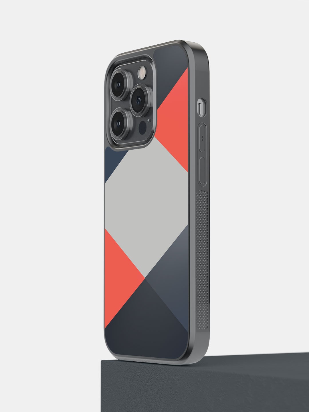 

macmerise Criss Cross Coral IPhone 14 Pro Bumper Case Cover, Black