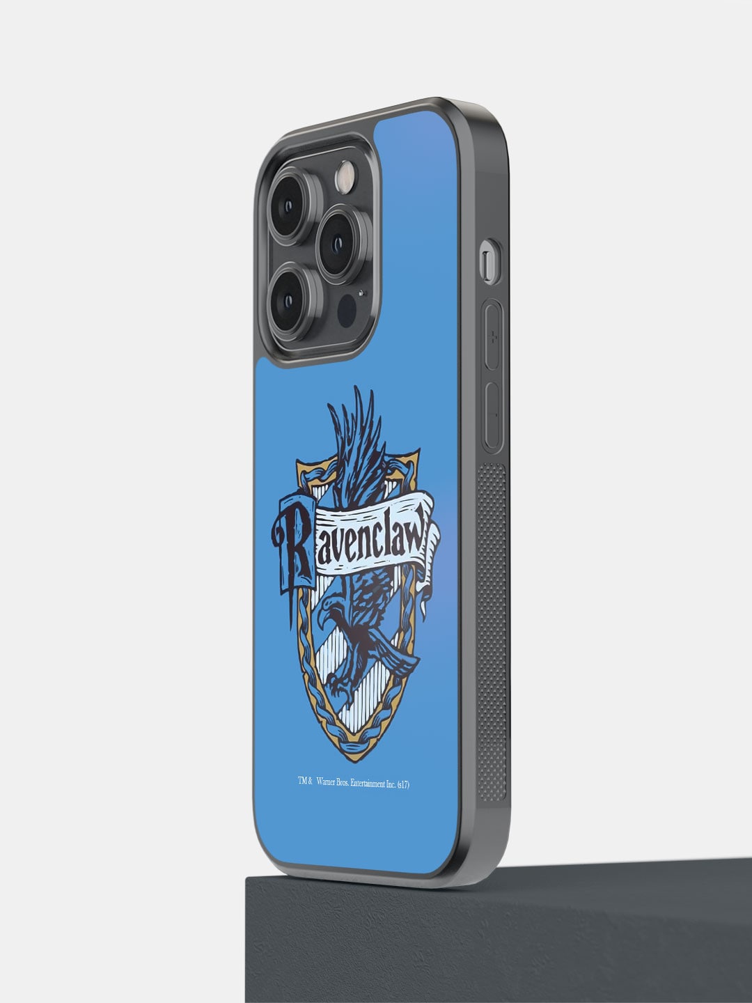 

macmerise Ravenclaw Printed iPhone 14 Pro Bumper Case Cover, Blue