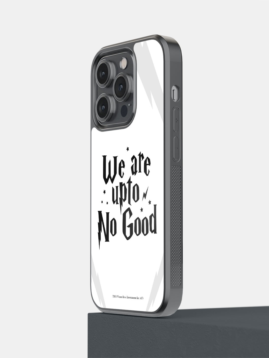

Macmerise Typography Printed iPhone 14 Plus Bumper Phone Back Case, White
