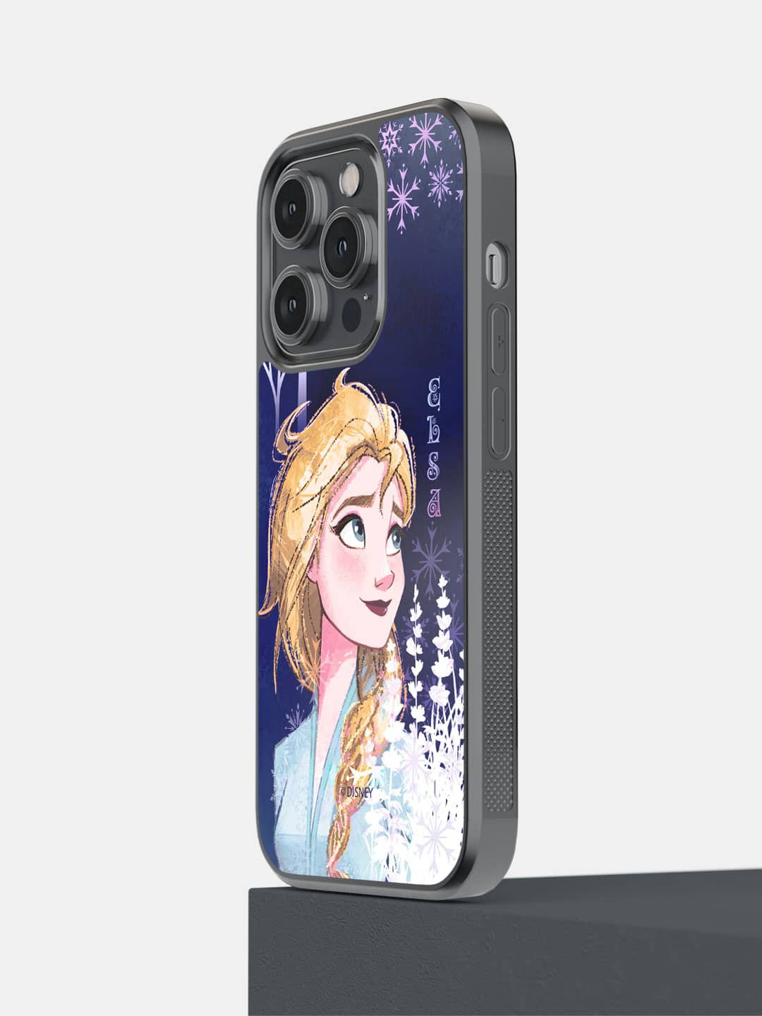 

Macmerise Elsa Printed iPhone 14 Pro Bumper Case, Blue
