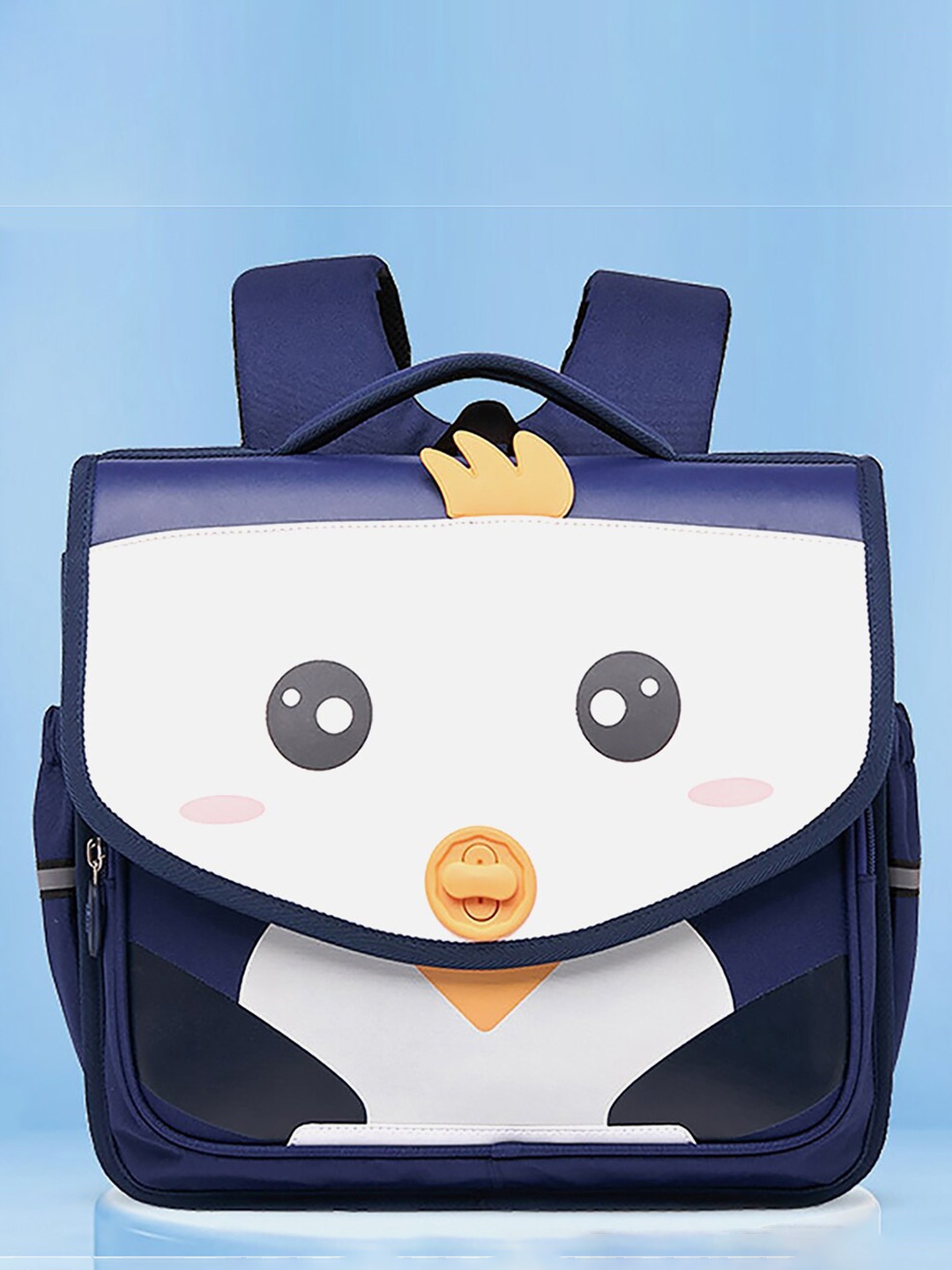 

Little Surprise Box LLP Kids Penguin dauraBase Backpack, Blue