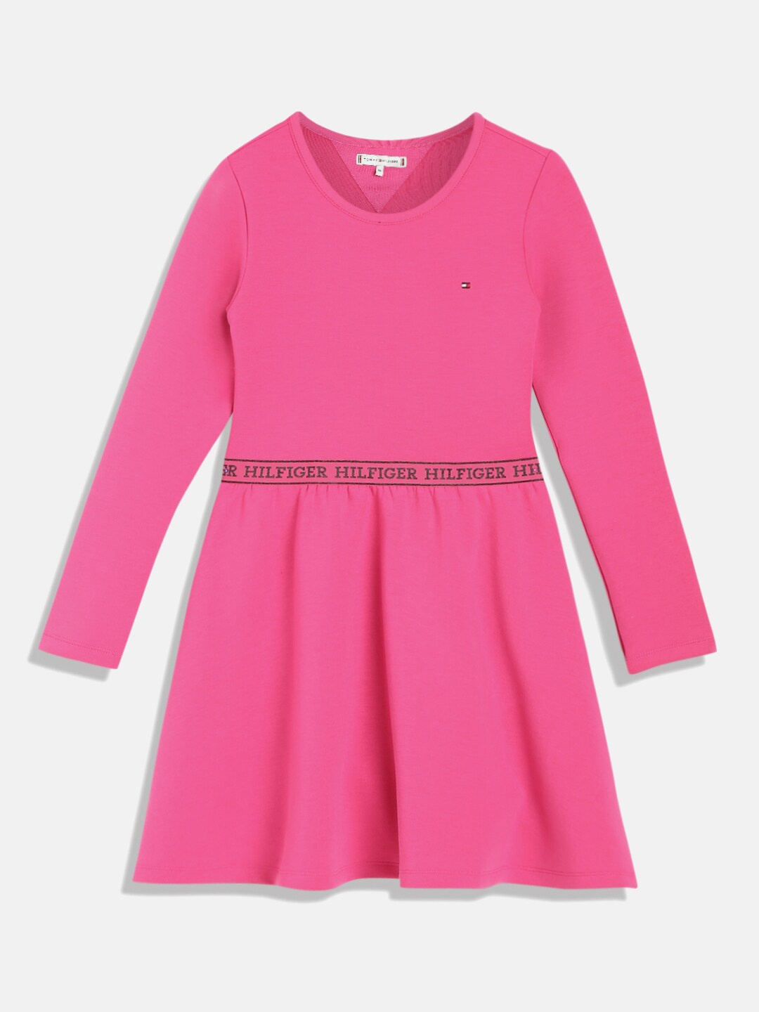

Tommy Hilfiger Girls A-Line Mini Dress, Pink