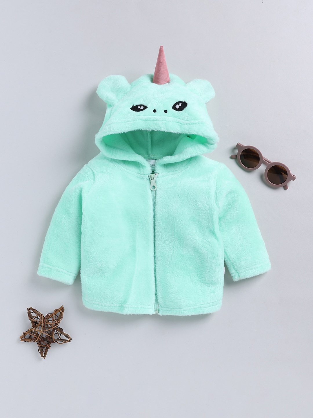 

Moms Love Infants Girls Lightweight Bomber Jacket, Green