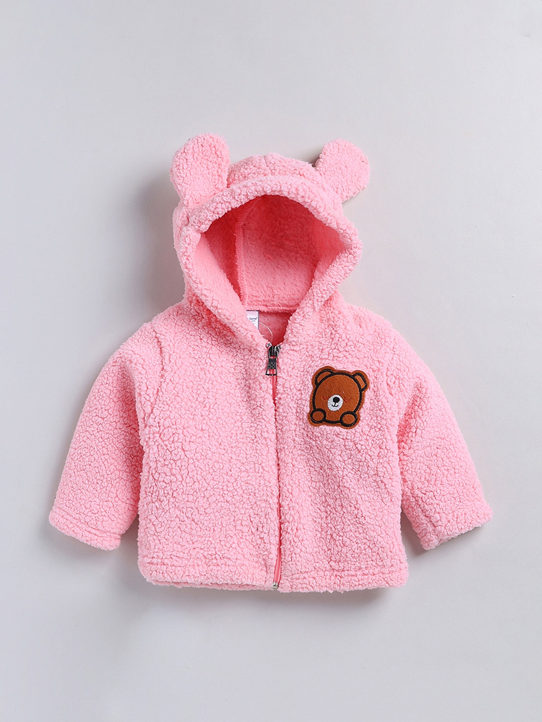 

Moms Love Infants Girls Lightweight Bomber Jacket, Peach