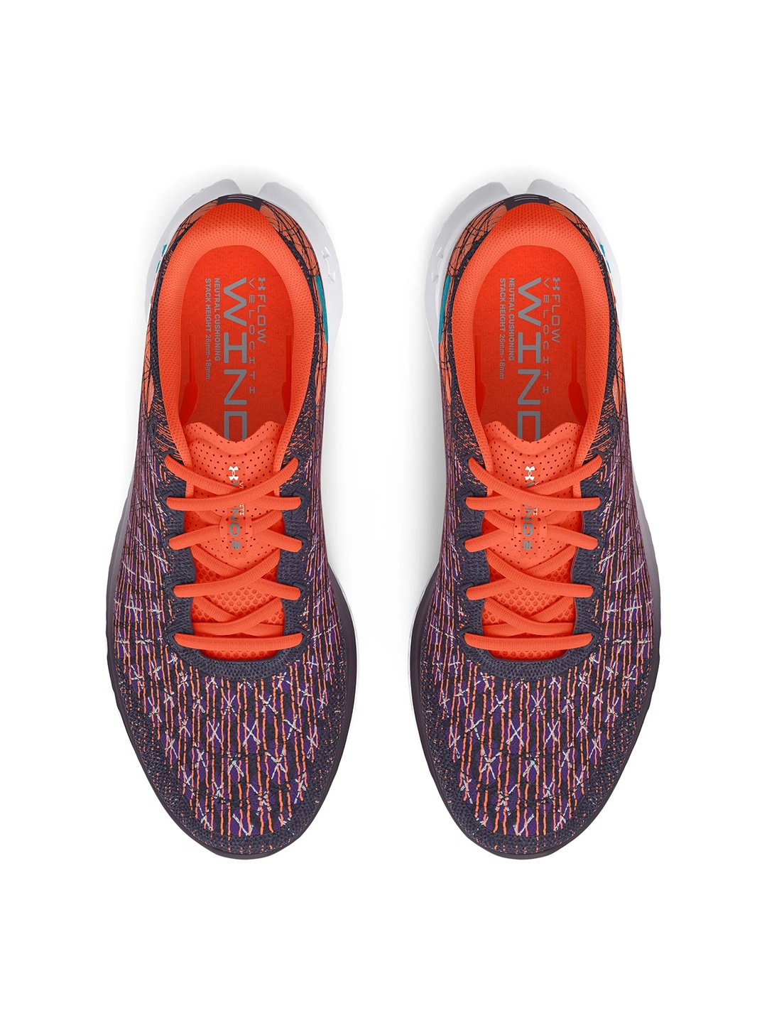 

UNDER ARMOUR Men FLOW Velociti Wind 2 Textured Running Sports Shoes, Purple