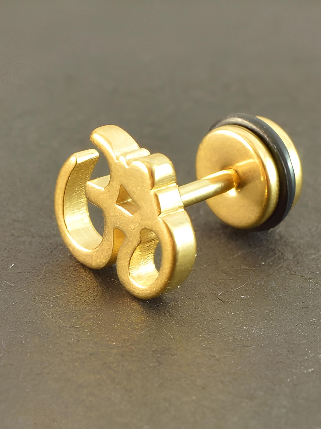 

KARISHMA KREATIONS Gold-Plated Contemporary Stud Earrings