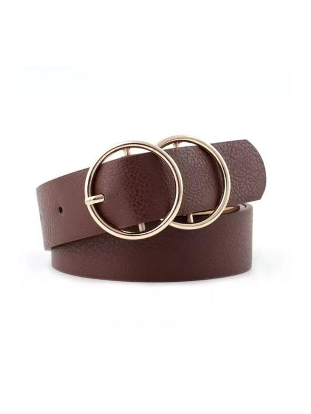 

Lulala Women Textured Adjustable Belt, Coffee brown