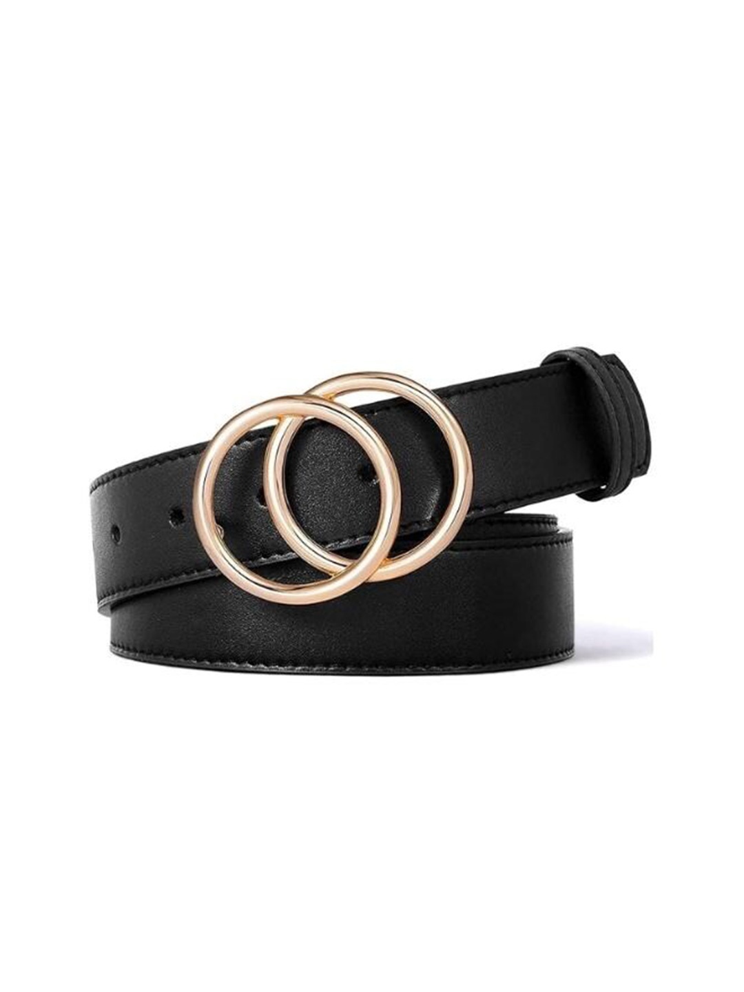 

Lulala Women Textured Adjustable Belt, Black