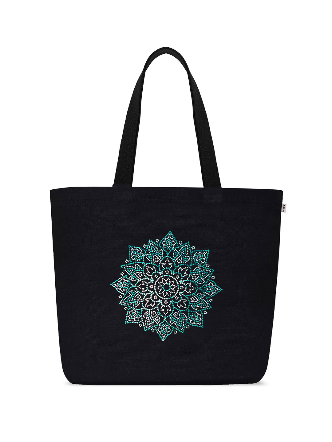

MASQ Embellished Shopper Tote Bag, Black