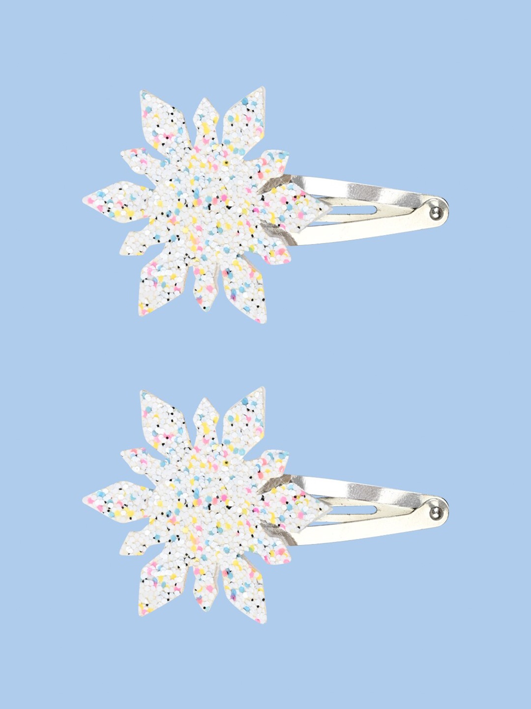 

Aye Candy Girls Set Of 2 Tic Tac Hair Clips, White