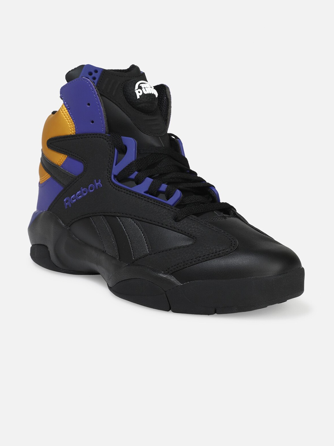 

Reebok Classic Men Classics SHAQ ATTAQ Basketball Shoes, Black