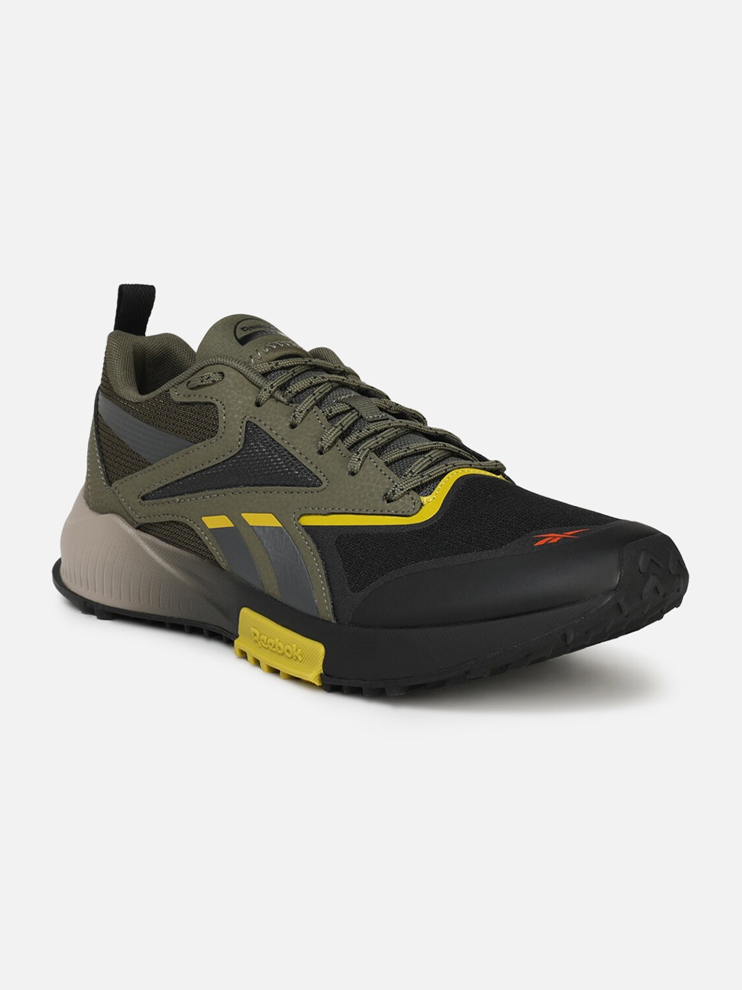 

Reebok Men Textured Lavante Trail 2.0 Sports Shoes, Olive