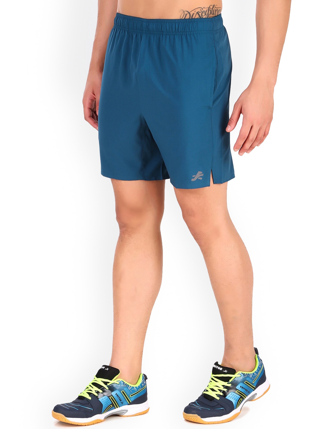 

REDESIGN Men Mid-Rise Sports Shorts, Teal