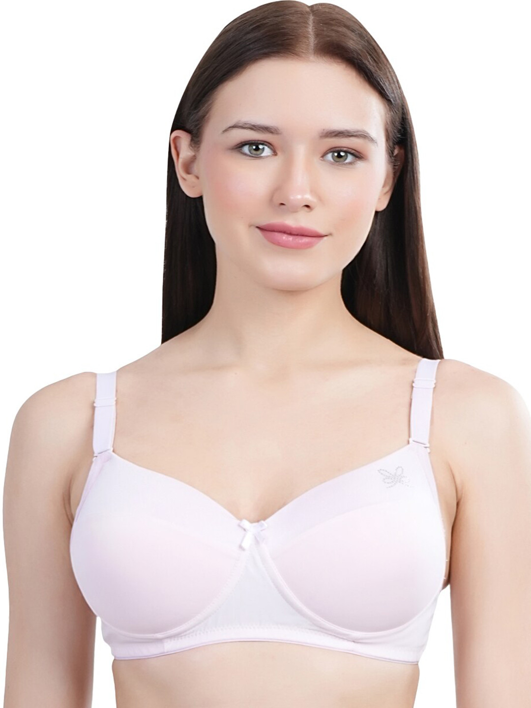 

LACYLUXE Full Coverage Lightly Padded T-shirt Bra With All Day Comfort, Pink