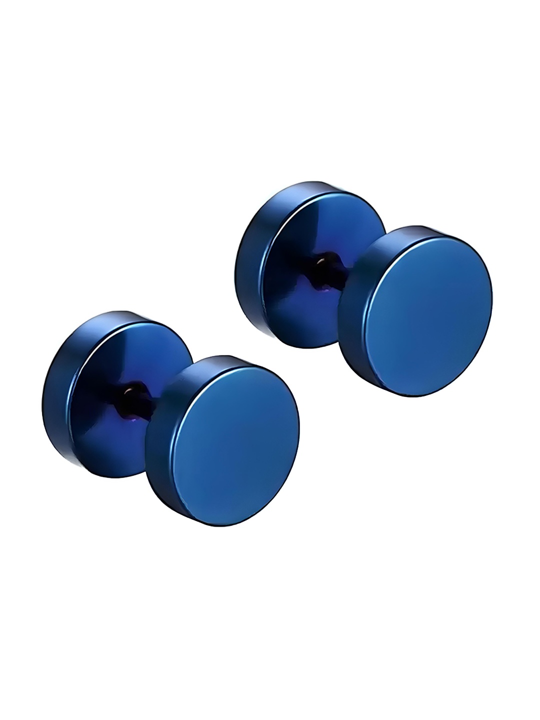 

KARISHMA KREATIONS Stainless Steel Earrings, Blue