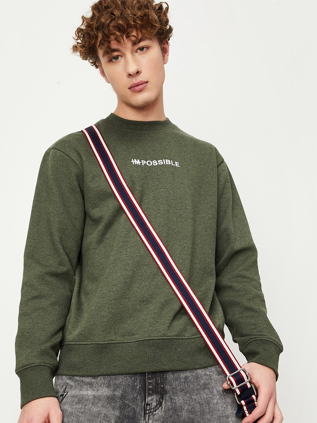 

max Cotton Pullover, Green