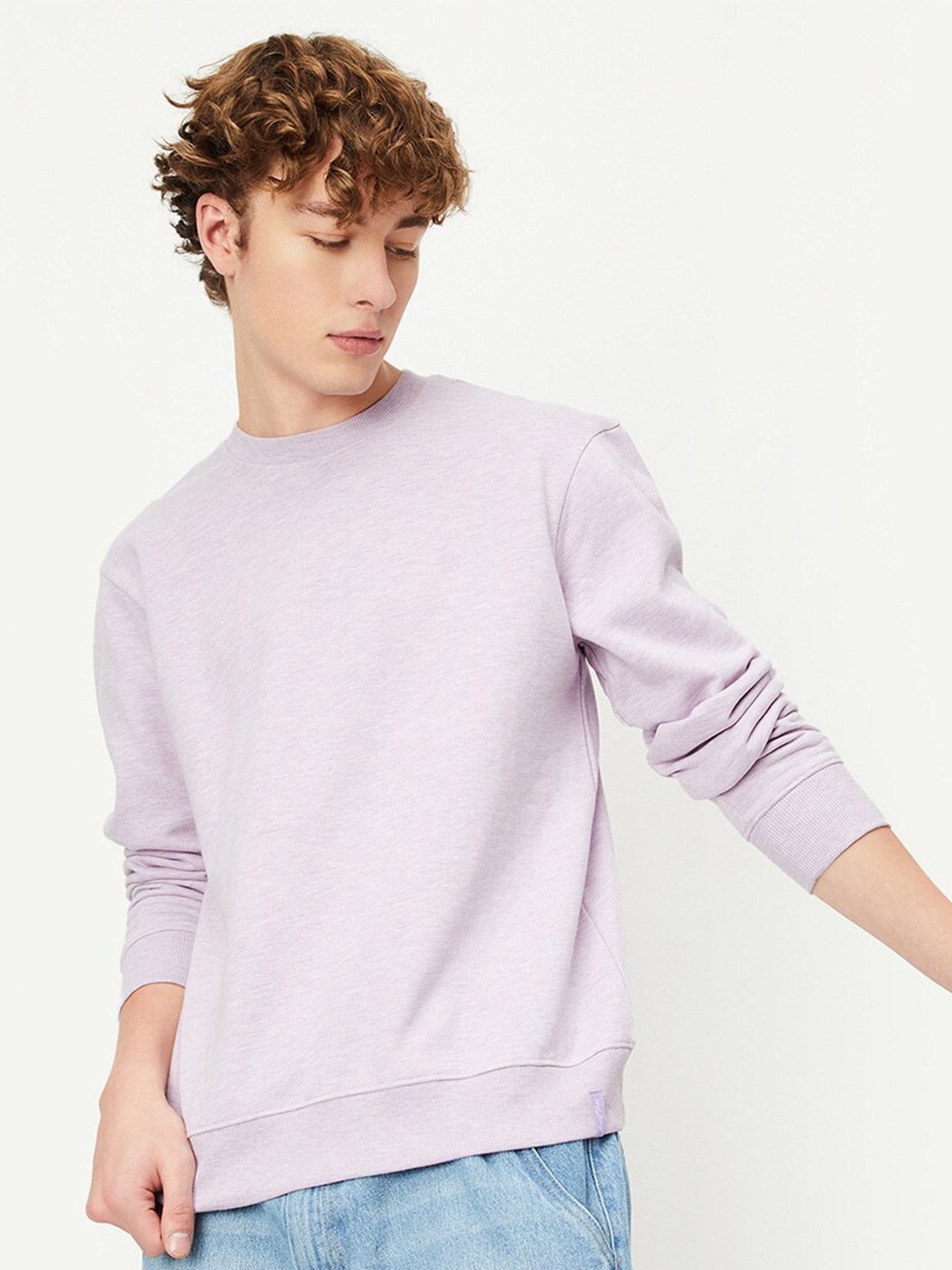

max Cotton Pullover, Purple
