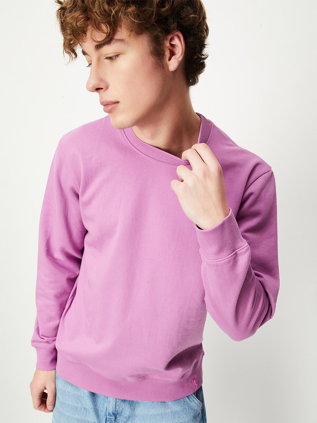 

max Cotton Pullover, Purple