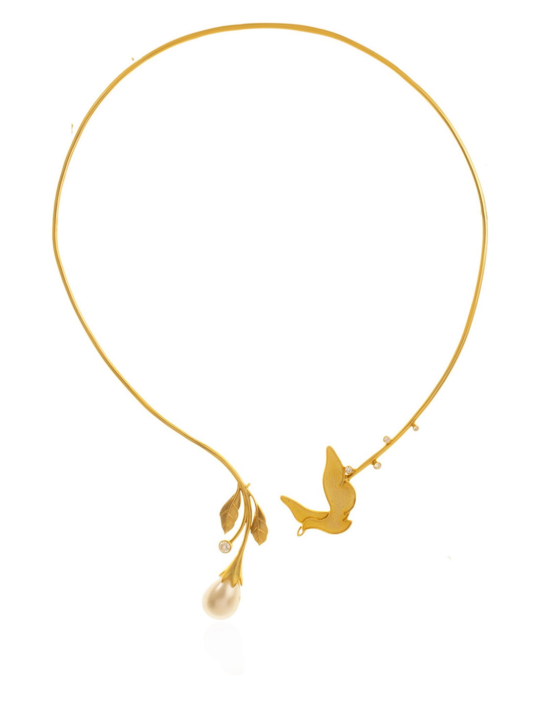 

Kicky And Perky Sterling Silver Gold-Plated Necklace