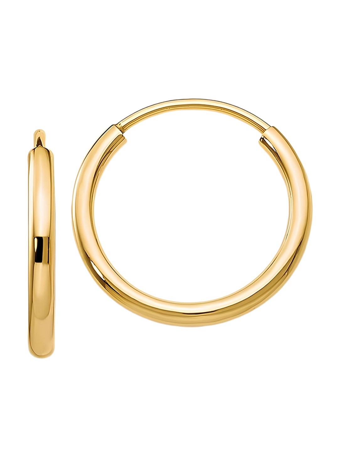 

KARISHMA KREATIONS Gold-Plated Contemporary Hoop Earrings