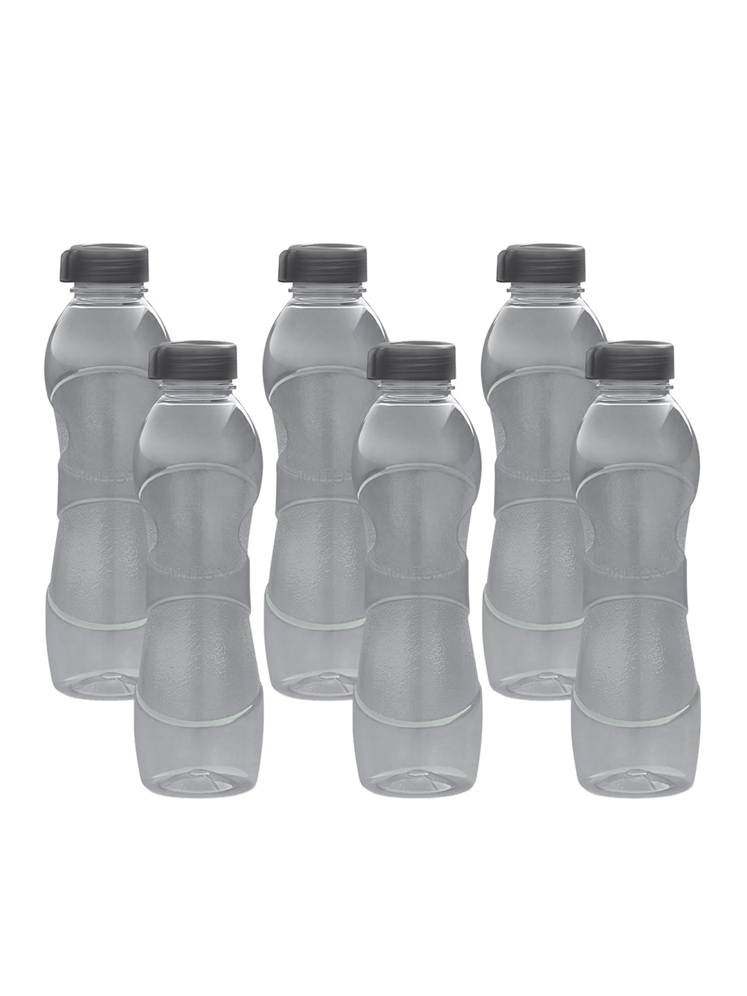 

Milton 6 Pcs Grey Daisy Pet Water Bottles - 1 L Each