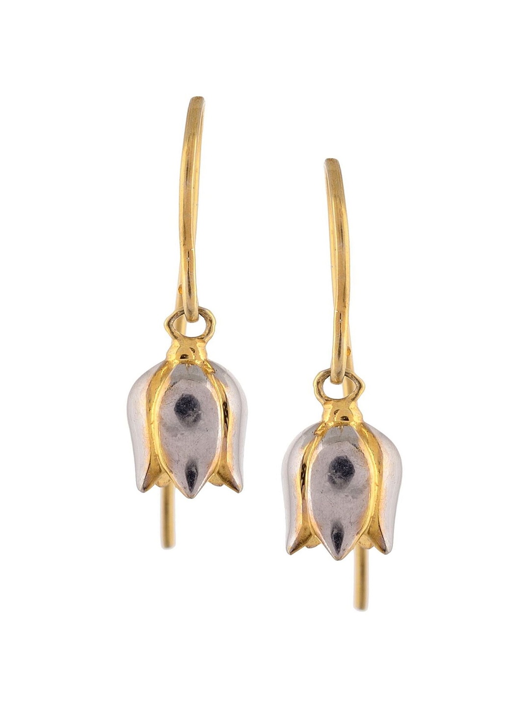 

Silverwala Silver-Plated 925 Silver Contemporary Drop Earrings