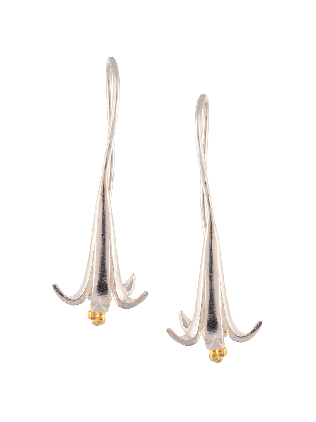 

Silverwala 925 Silver-Plated Contemporary Studs Earrings