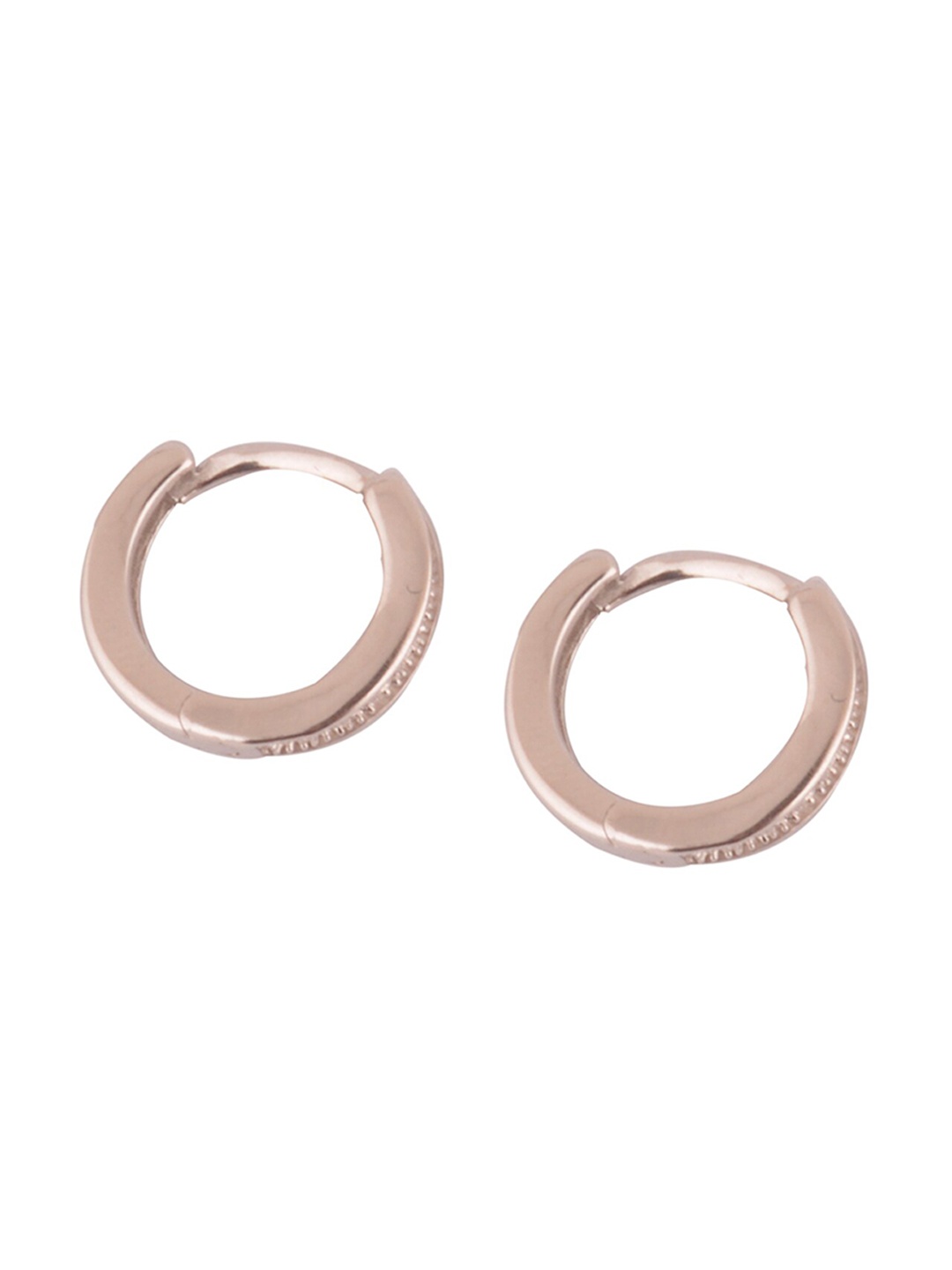 

Silverwala Silver Plated Stone Studded Hoop Earrings