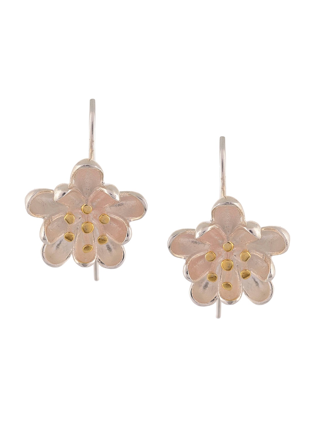 

Silverwala 925 Silver-Plated Contemporary Drop Earrings