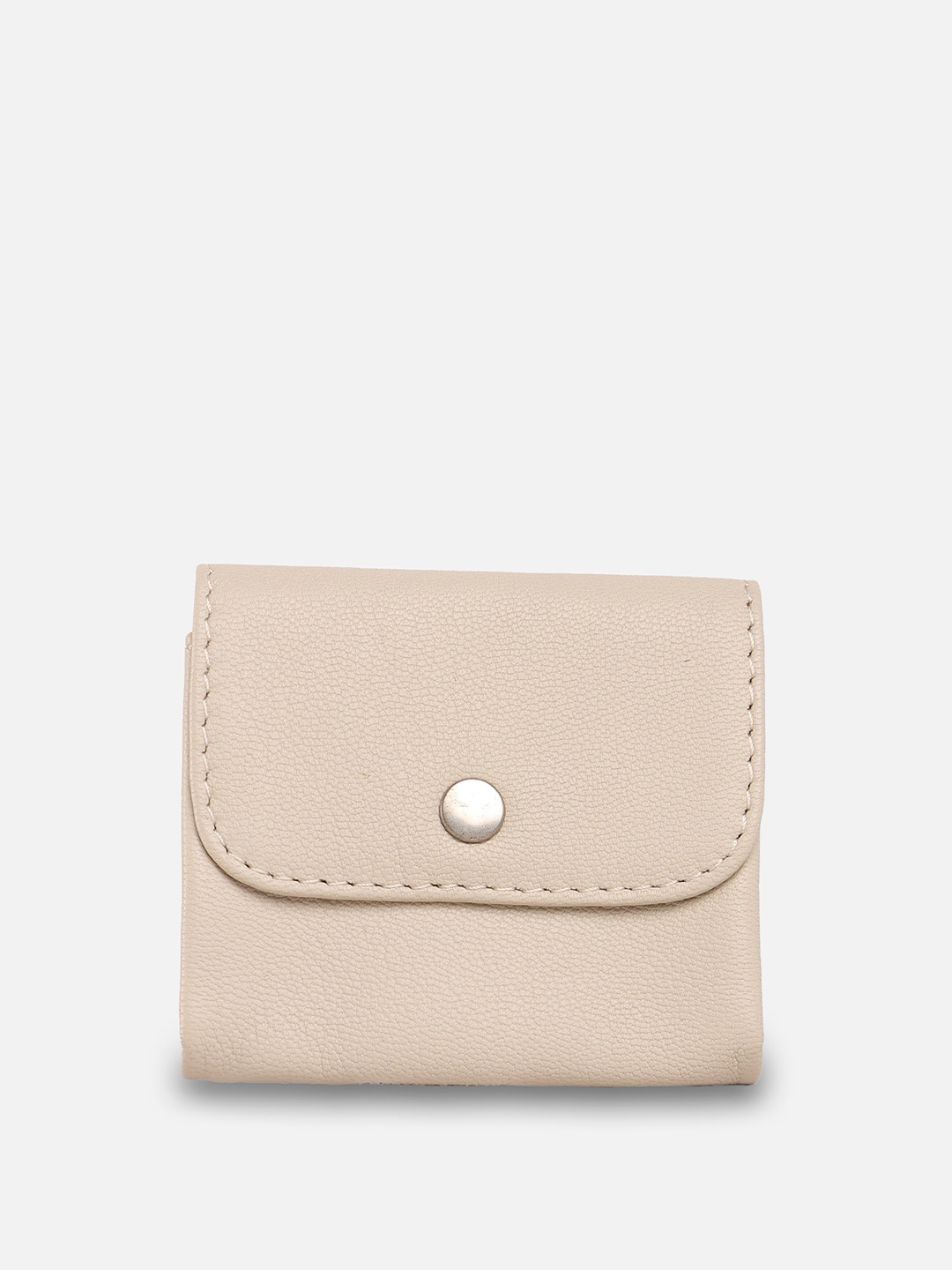 

Pantaloons Unisex Leather Two Fold Wallet, Beige