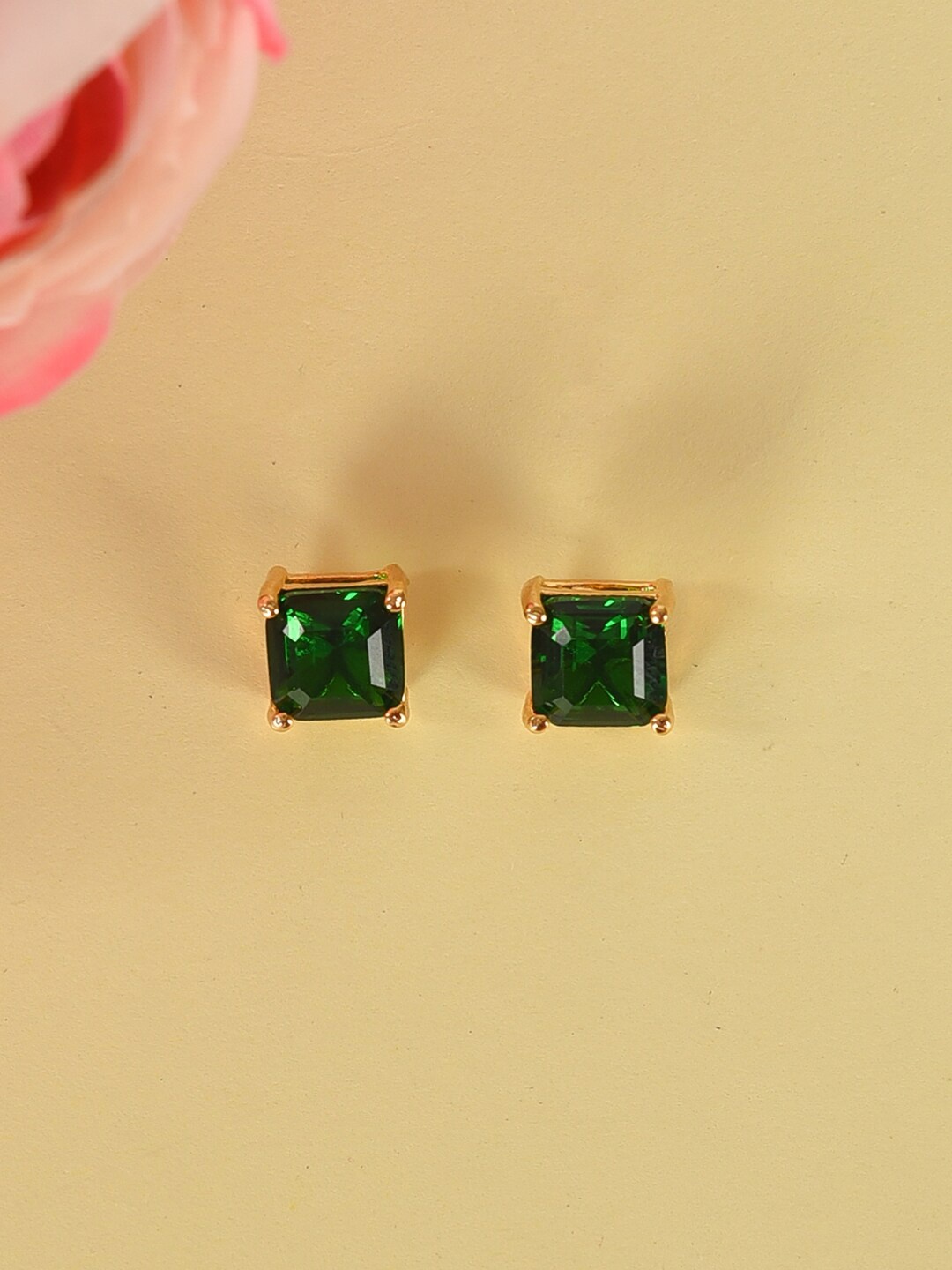 

VIRAASI Gold-Plated AD-Studded Studs Earrings