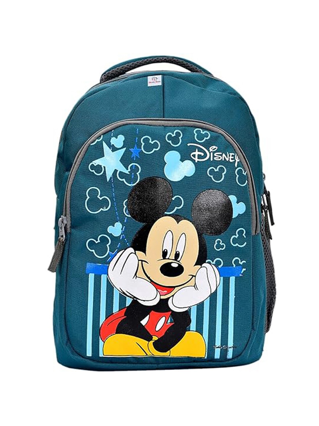 

Kuber Industries Kids Mickey Mouse Printed Backpack, Green