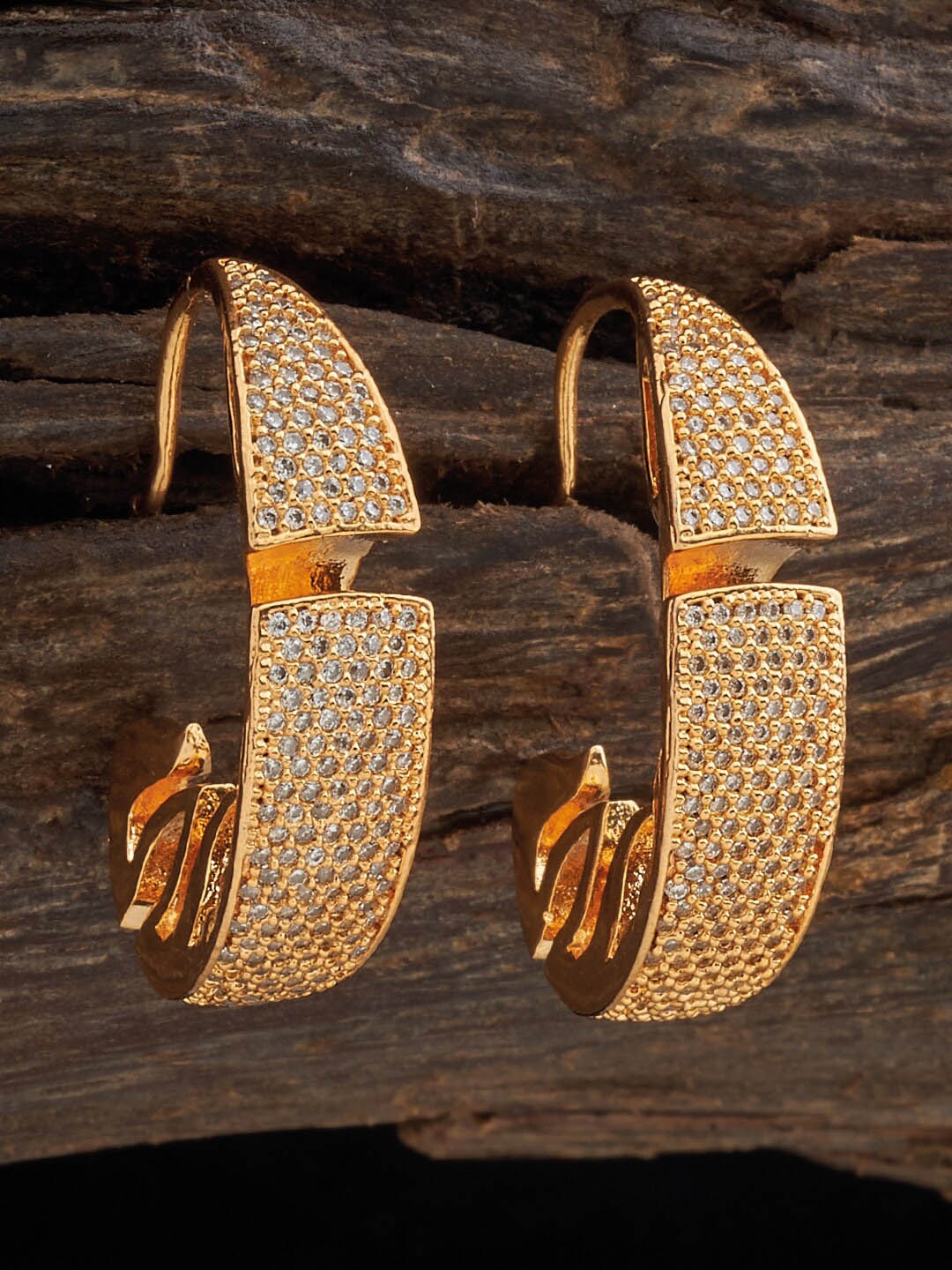 

Kushal's Fashion Jewellery Gold Plated Drop Earrings