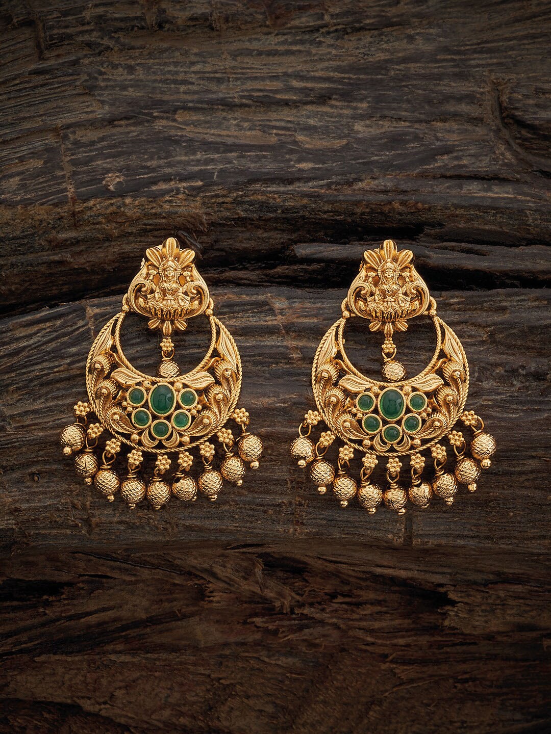 

Kushal's Fashion Jewellery Gold-Plated Classic Drop Earrings