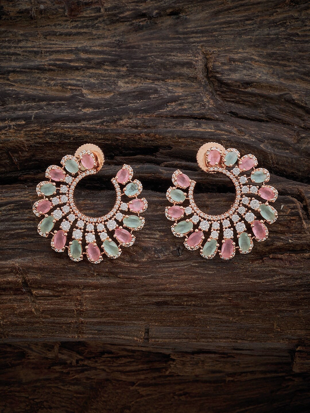 

Kushal's Fashion Jewellery Rose Gold-Plated Contemporary Studs Earrings