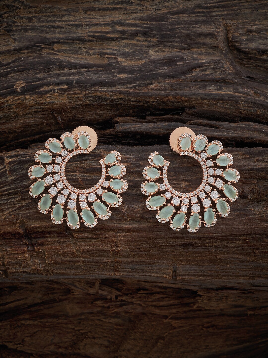 

Kushal's Fashion Jewellery Rose Gold-Plated Contemporary Studs Earrings