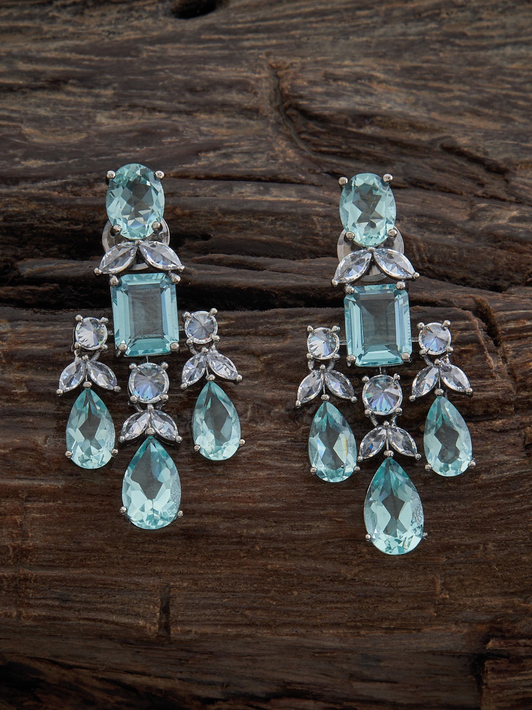 

Kushal's Fashion Jewellery Silver-Plated Classic Drop Earrings