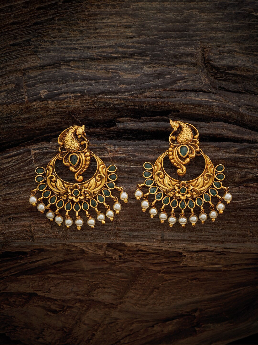 

Kushal's Fashion Jewellery Gold-Plated Contemporary Studs Earrings