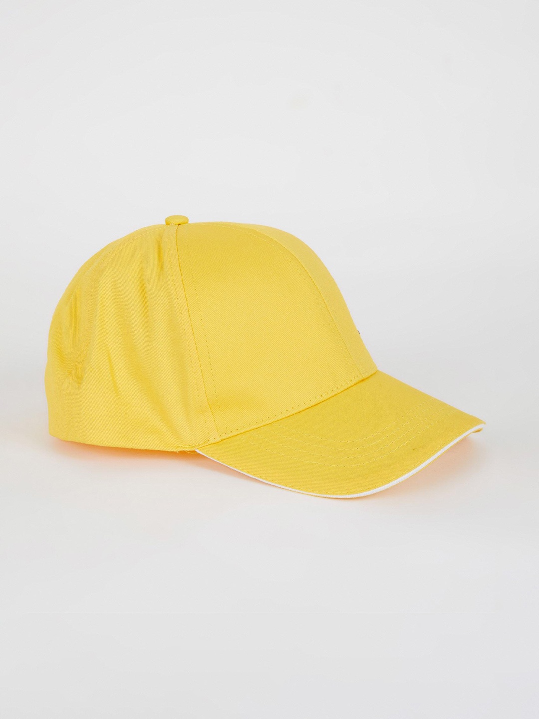 

DeFacto Men Pure Cotton Baseball Cap, Yellow