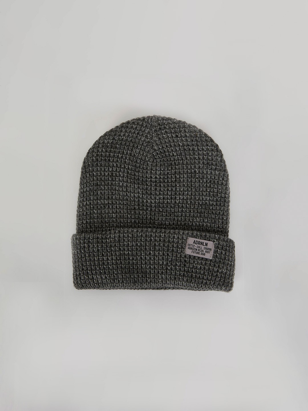 

DeFacto Men Self Design Beanie, Grey