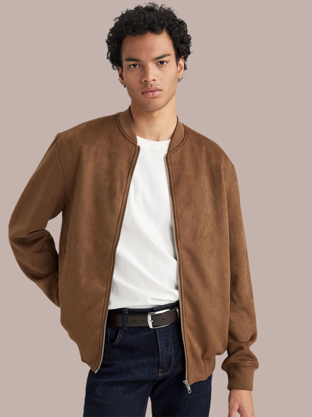 

DeFacto Bomber Jacket, Brown