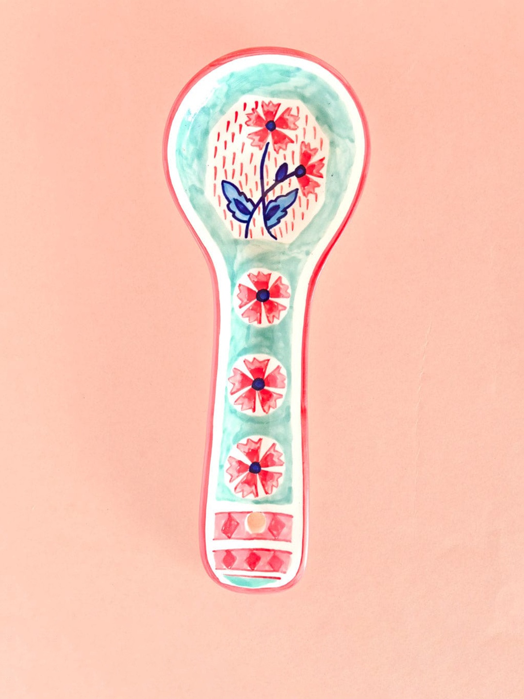 

The Wishing Chair White Floral Printed Spatula
