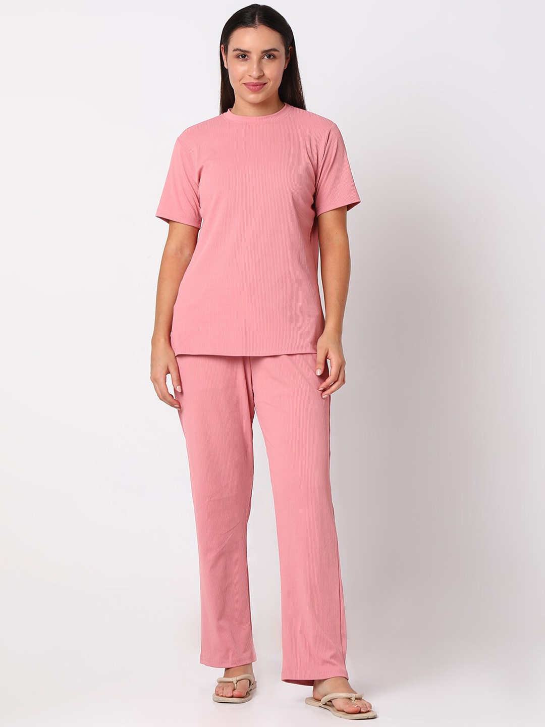 

Smarty Pants T-Shirt And Pyjamas Night Suit, Rose gold