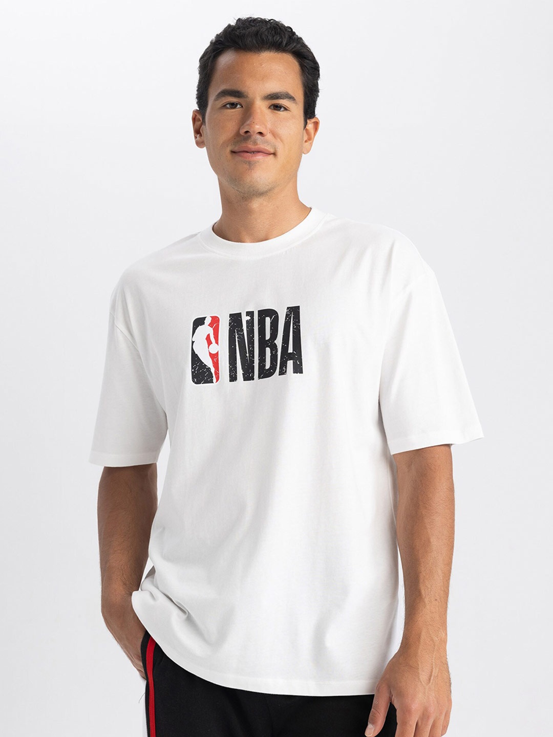 

DeFacto Typography Printed T-shirt, White