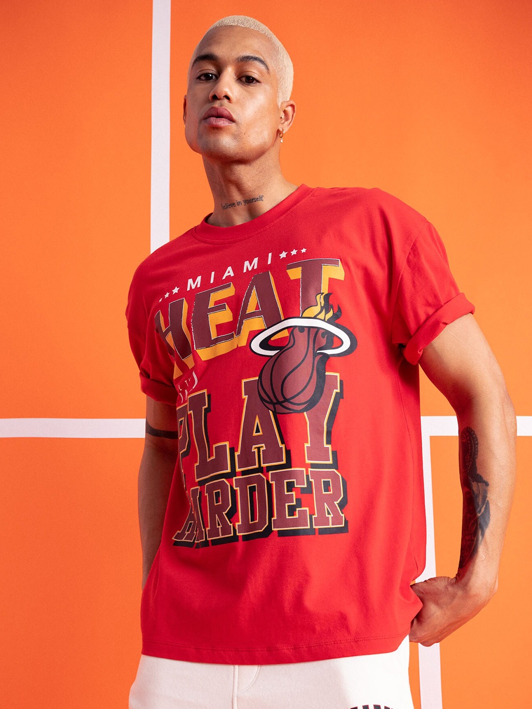 

DeFacto Typography Printed T-shirt, Red
