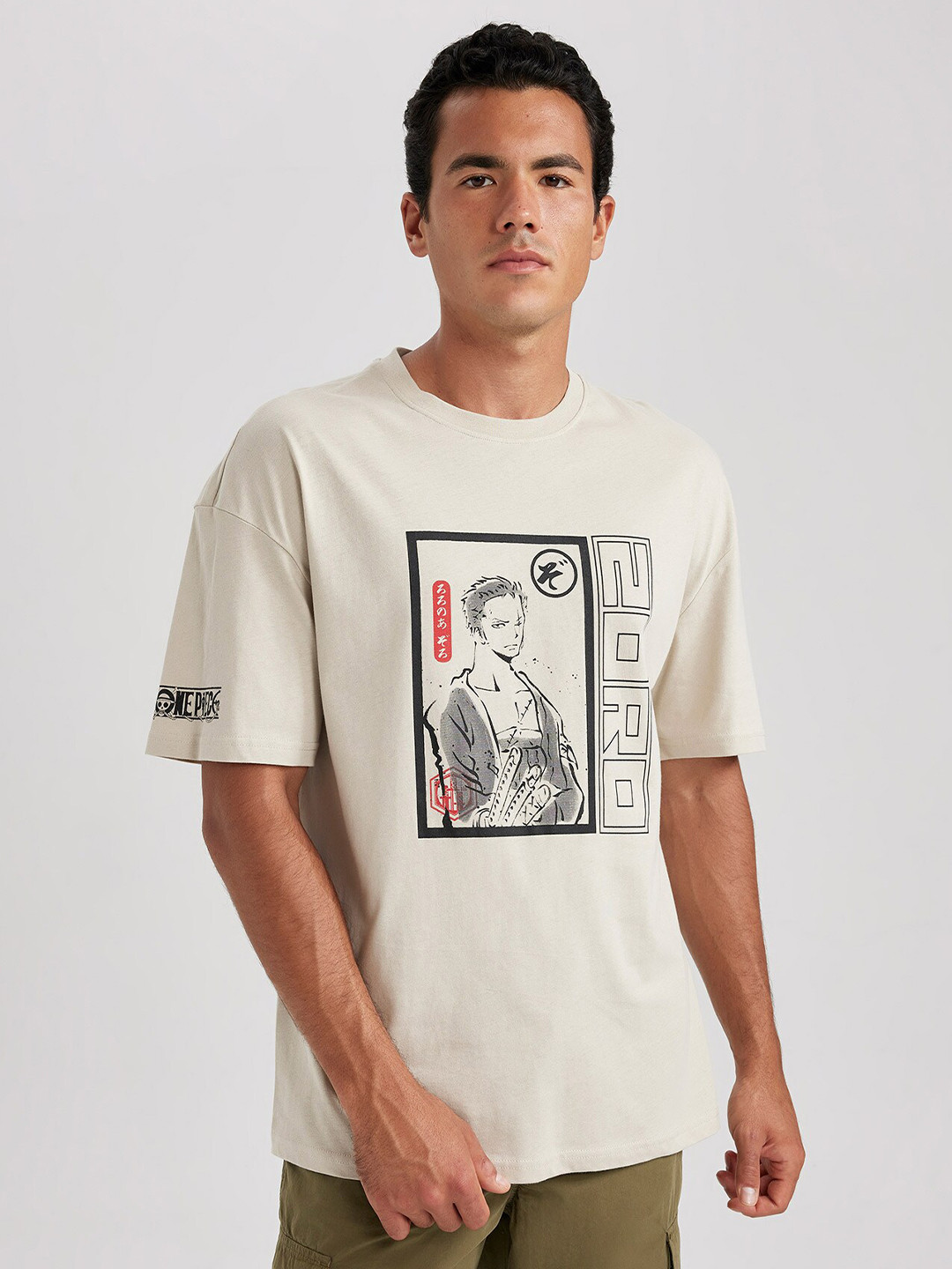 

DeFacto Graphic Printed T-shirt, Off white