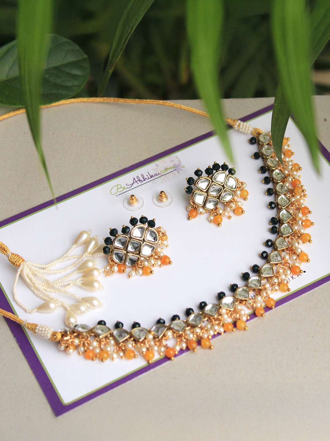 

BeAbhika Gold-Plated Jewellery Set