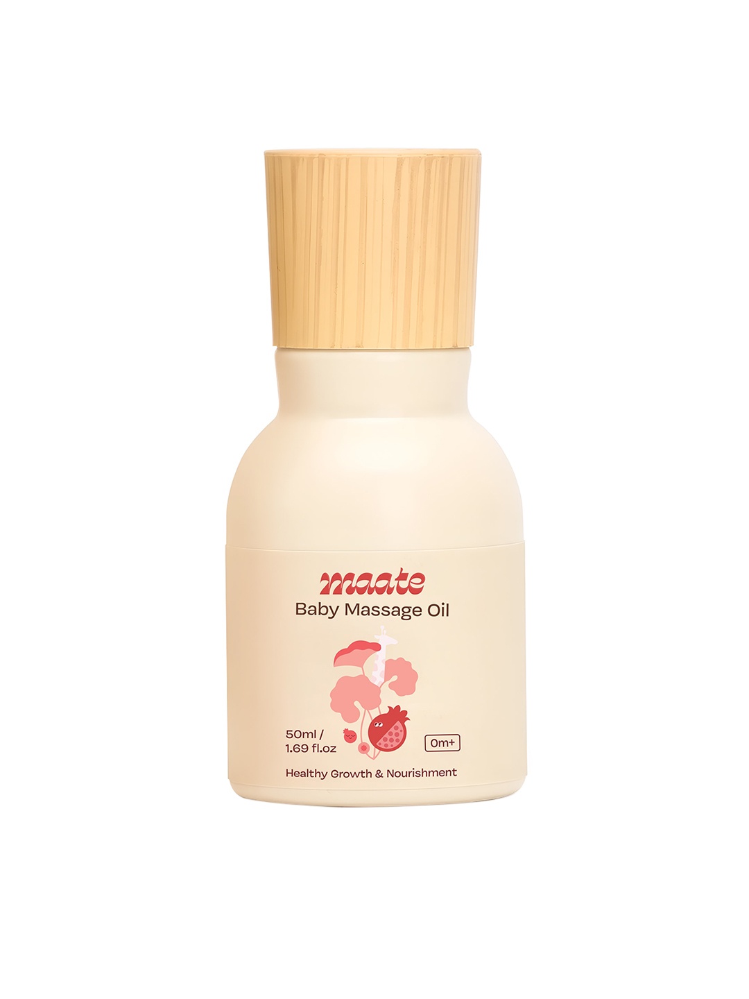 

MAATE Baby Body Massage Oil for Healthy Growth & Nourishment - 50 ml, Beige