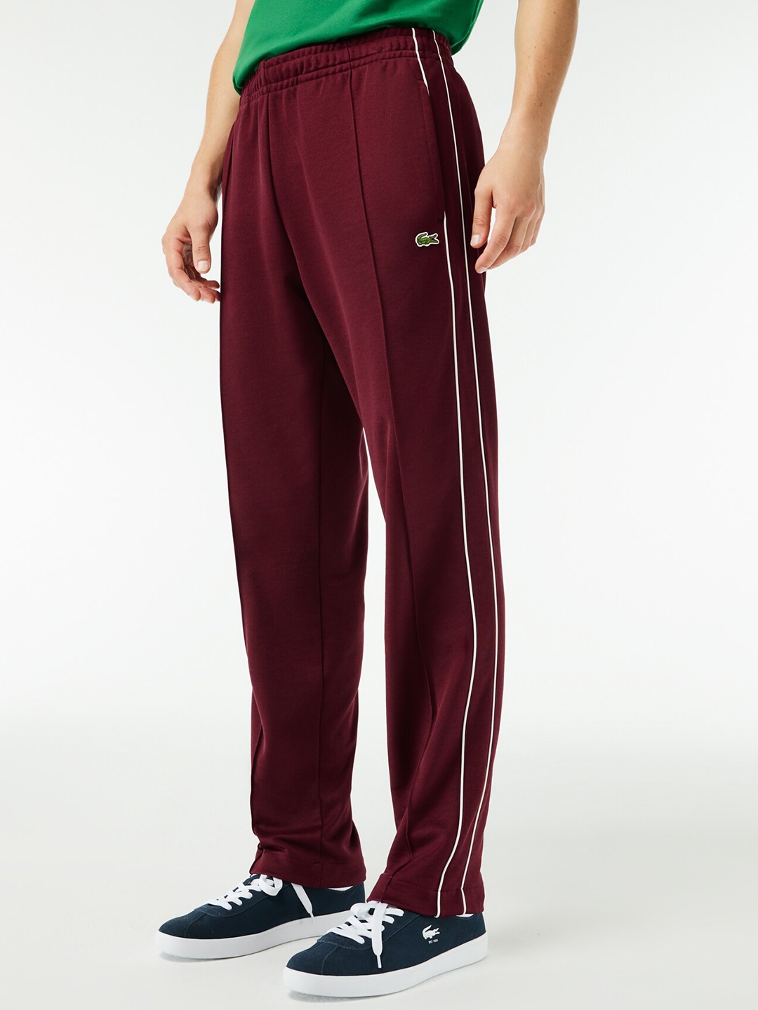 

Lacoste Men Mid-Rise Regular Fit Track Pants, Maroon
