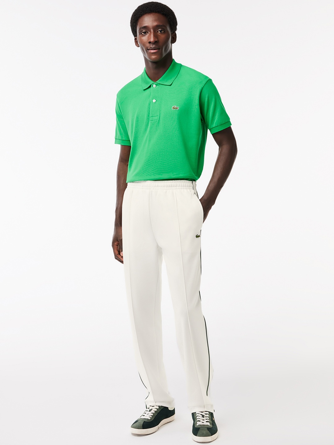 

Lacoste Men Mid-Rise Track Pants, White